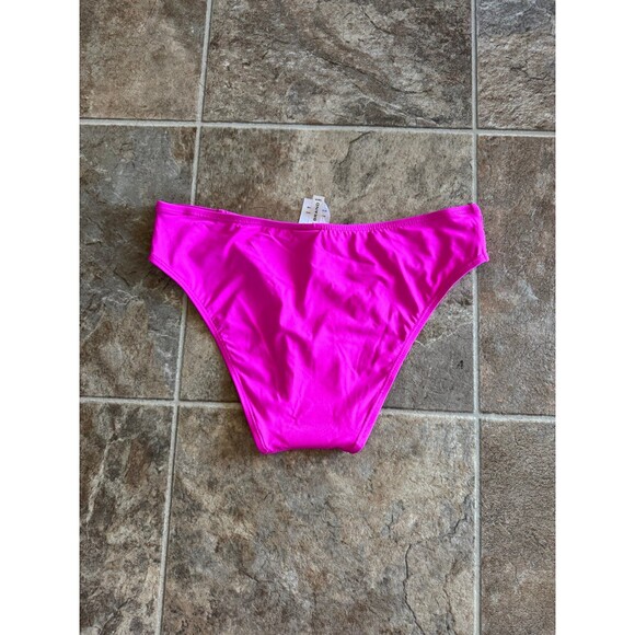 Lucky Brand Solid Ruched Bottom Pink Size Small - Picture 7 of 9